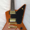 GSN Brown Goose Electric Guitarra Electrica Fingerboard Rosewood Gold HH Pickups Guitarras